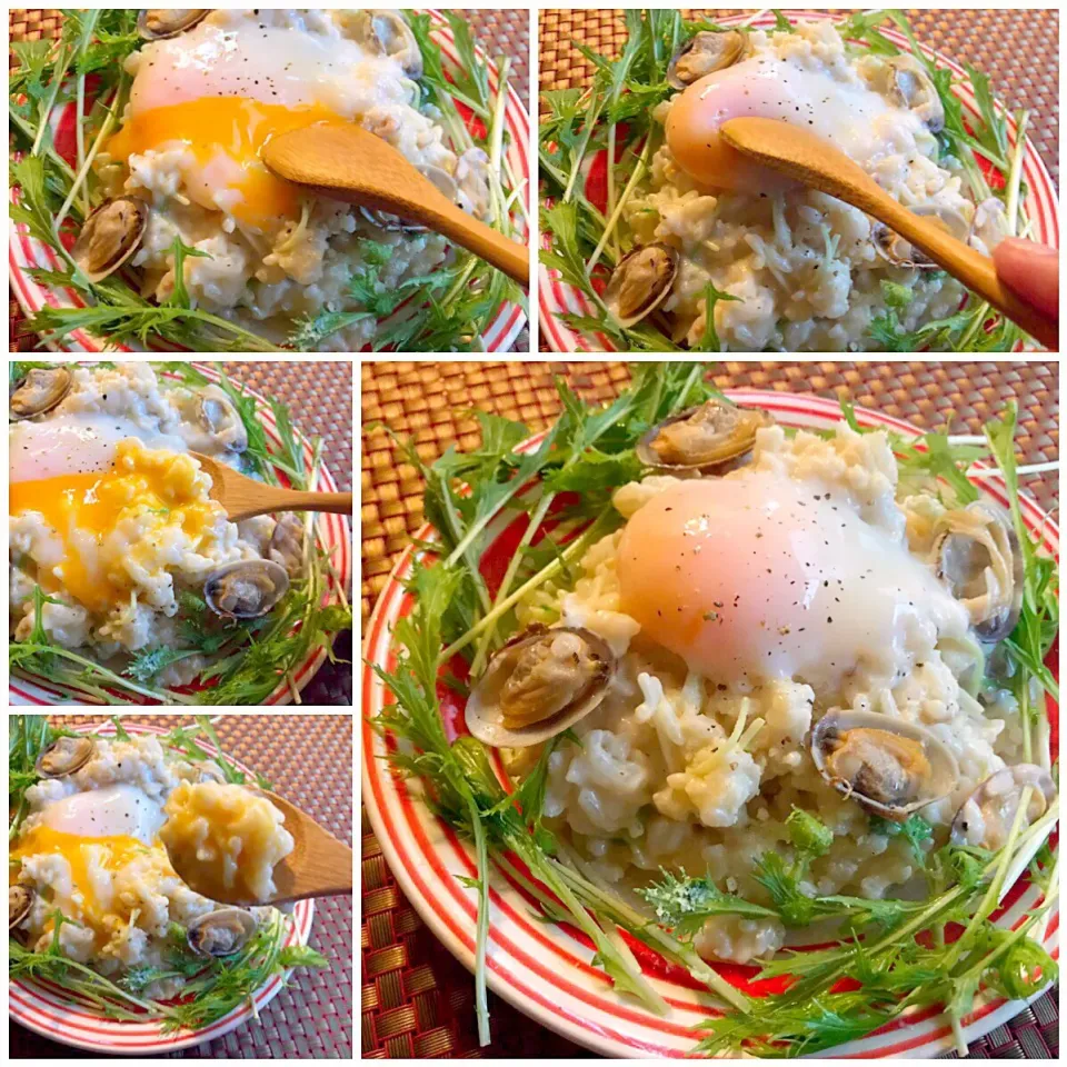 Risotto di vongole crema🐚あさりのｸﾘｰﾑﾘｿﾞｯﾄ|🌈Ami🍻さん