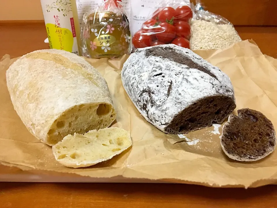 koichiさんの料理 チャバタ二種を、頂きました！|まっちGさん