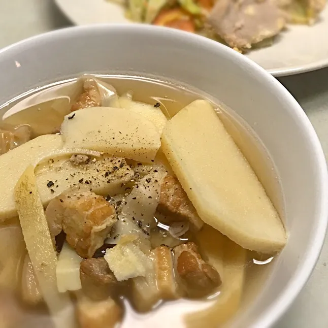 bamboo root soup|Lhin Linさん