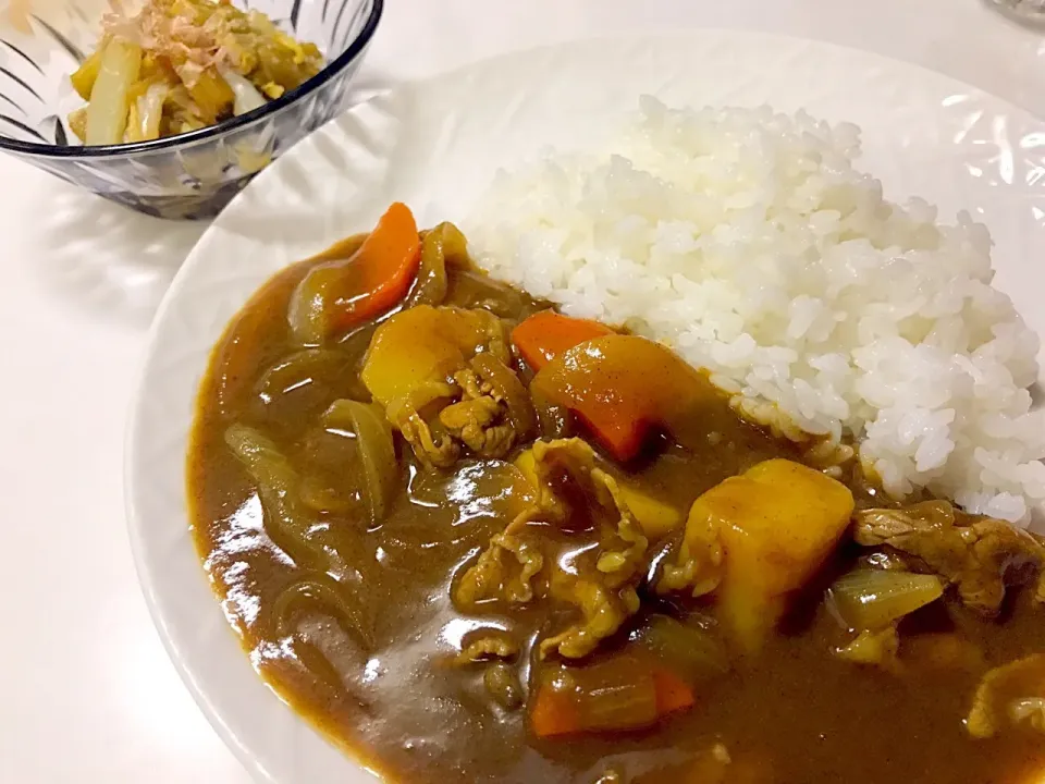 娘が作ってくれたカレーライス🍛😋💖|みほままこさん