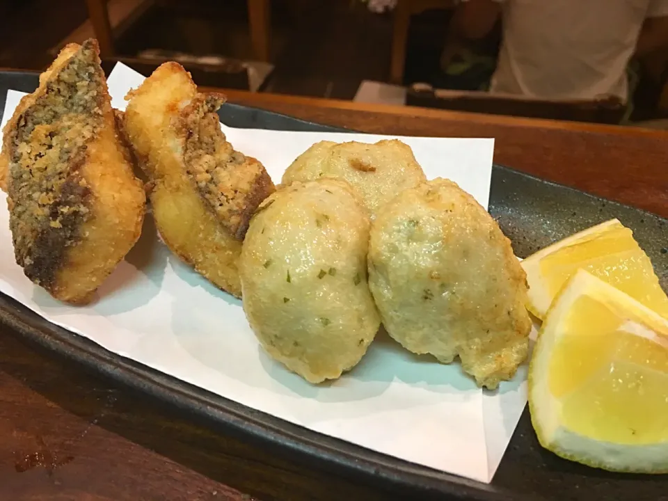 釣魚
持ち込み
    調理

ウムナー
  唐揚げ
たらし揚げ|ちゅら夏さん