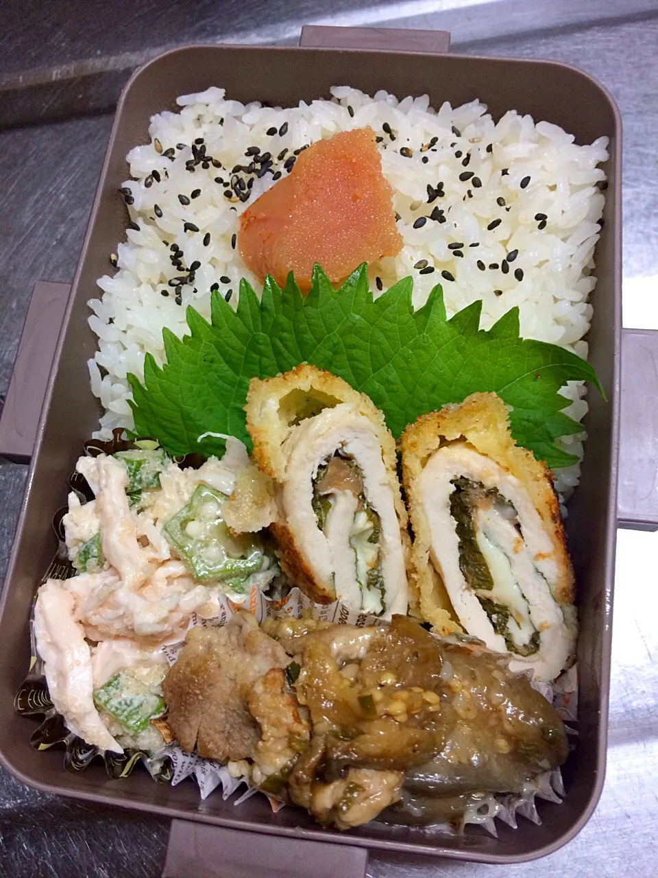 2017/08/07お弁当
#男子弁当 #お弁当#お弁当記録 #ササミカツ#ササミカツには塩麹を使って下味|かなさん