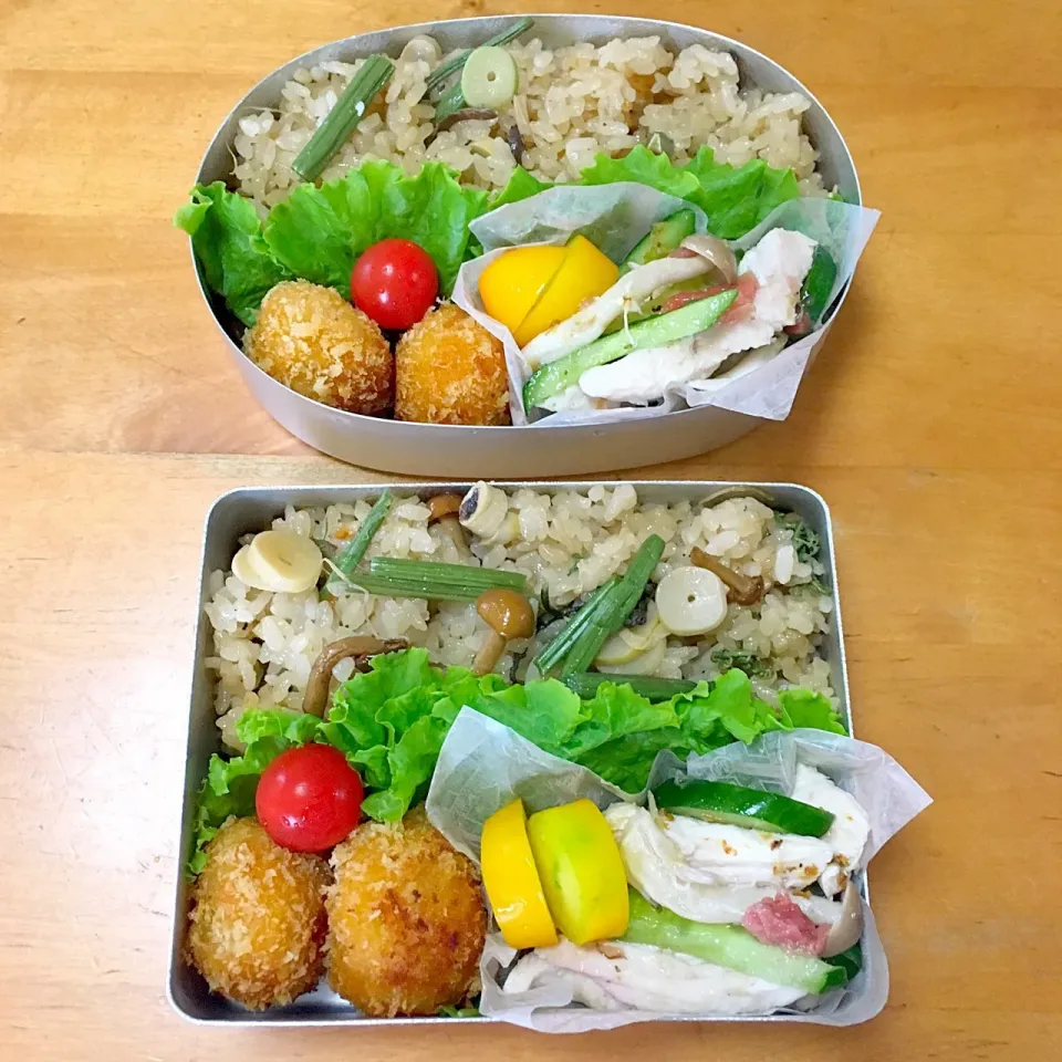 山菜おこわ弁当(*^^*)|sachiさん