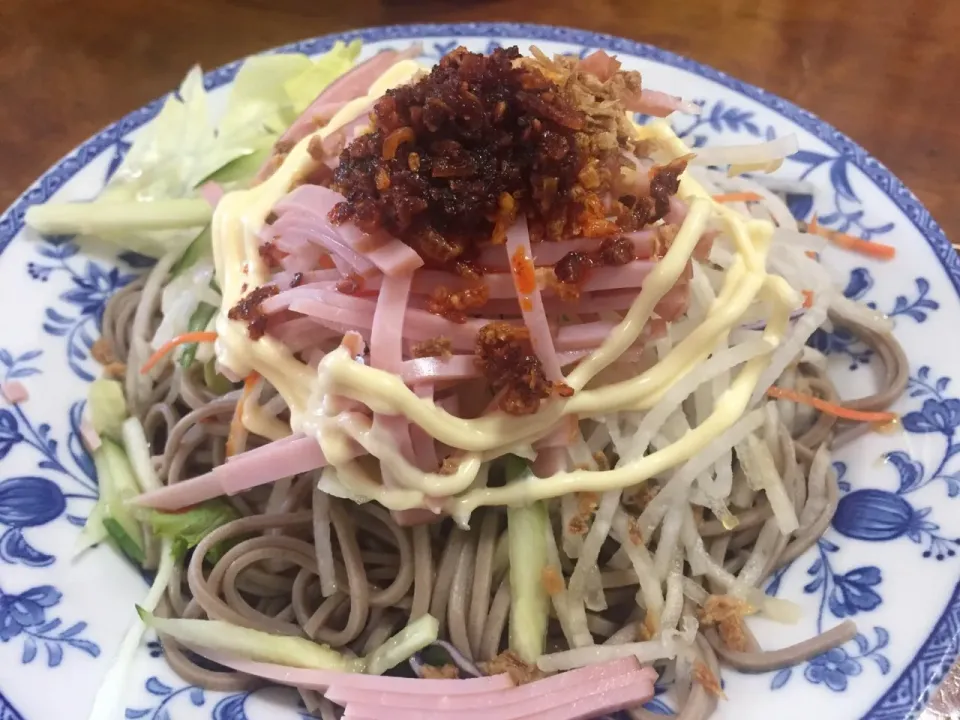 Snapdishの料理写真:サラダ蕎麦|さんだーさん