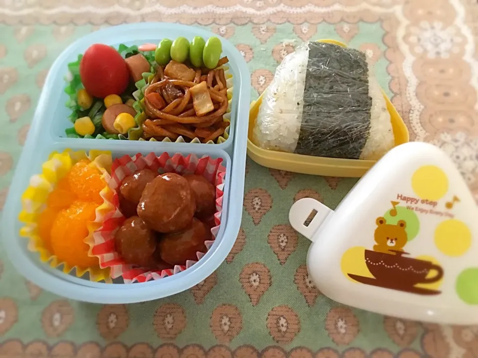 娘のお泊り用お弁当🍱|チビミミさん