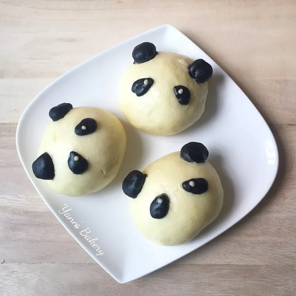 自家製パンダマングビーン蒸しパン
Homemade Panda Mung Bean Steamed Bun|Yannさん