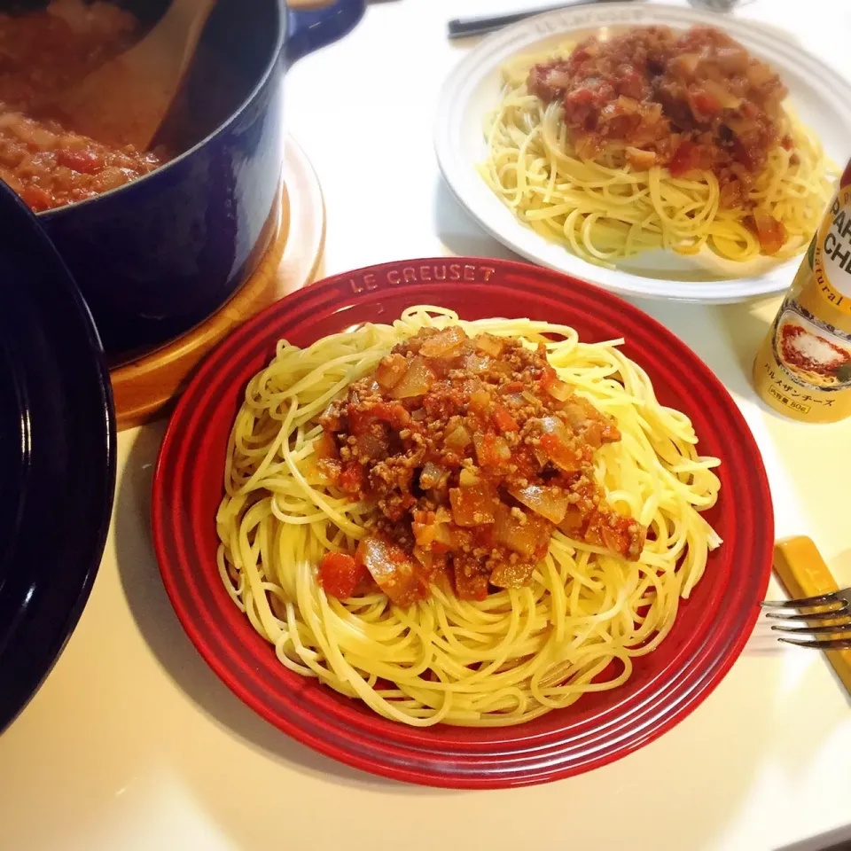 野菜ゴロゴロ#手作りミートソースパスタ|nokorinさん