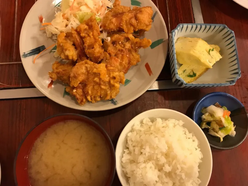 日式炸雞定食|Orangeさん