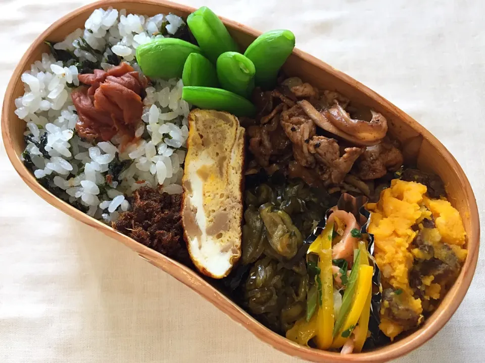 Snapdishの料理写真:2017年8月7日のお弁当|永島 恵さん