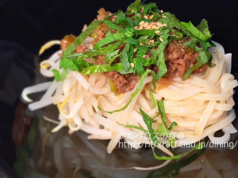 冷やし肉味噌うどん|門乃ケルコさん