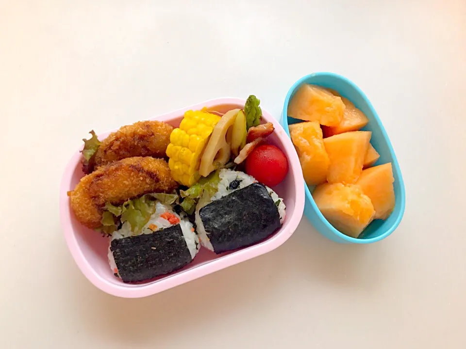 かぼちゃコロッケ(買ったやつ)弁当|masamiさん