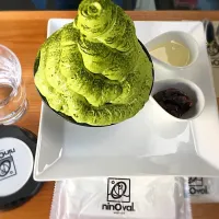 Snapdishの料理写真:宇治抹茶のエスプーマかき氷|ひとみさん