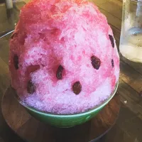 Snapdishの料理写真:すいかのかき氷 #森森舎|ひとみさん