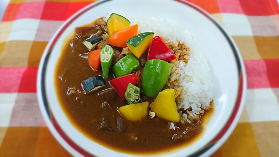 夏野菜カレー|よっしー(=^ェ^=)さん