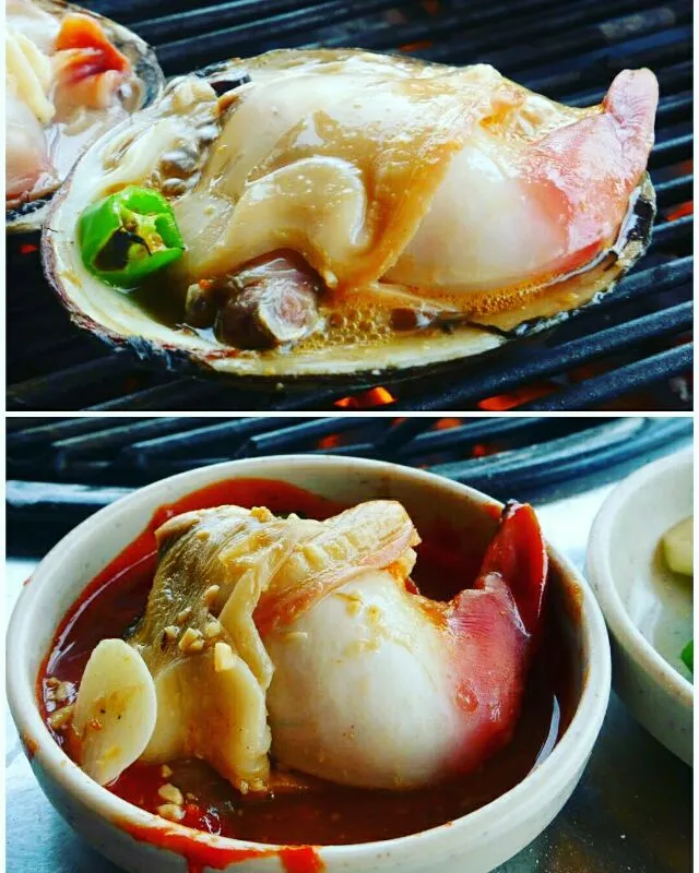 grilled fat juicy clams|steven z.y.さん