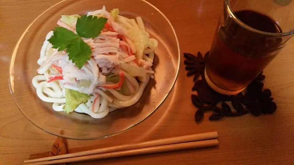 サラダうどん|Emiko Kikuchiさん