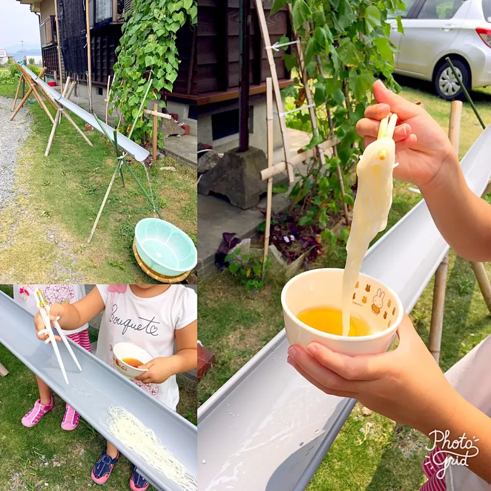 流しそうめん♡|ゆきりん。さん