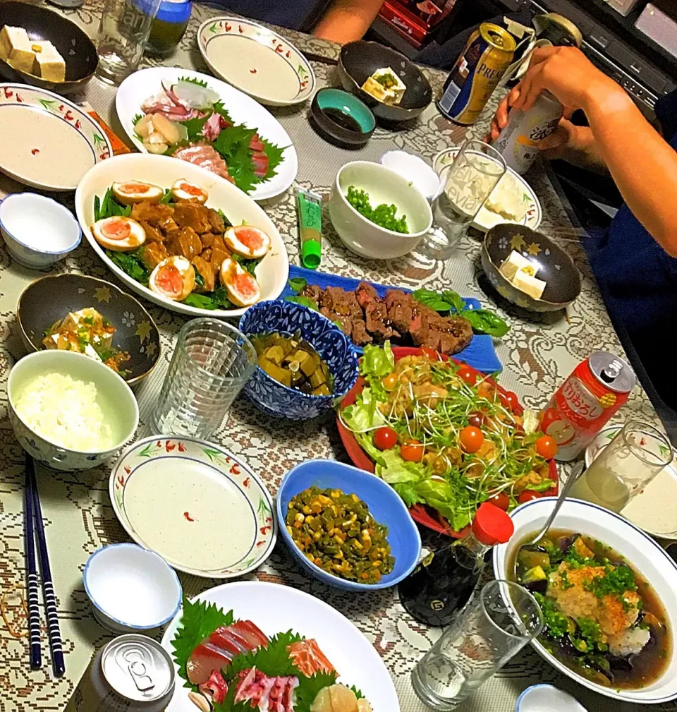 ちょっとウルウルなご馳走晩飯|ヨシヨシさん