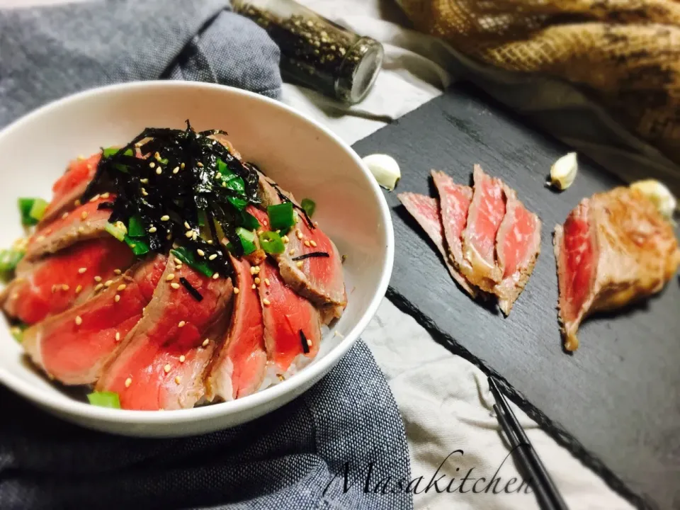 sirloin steak bowl|Masakiさん