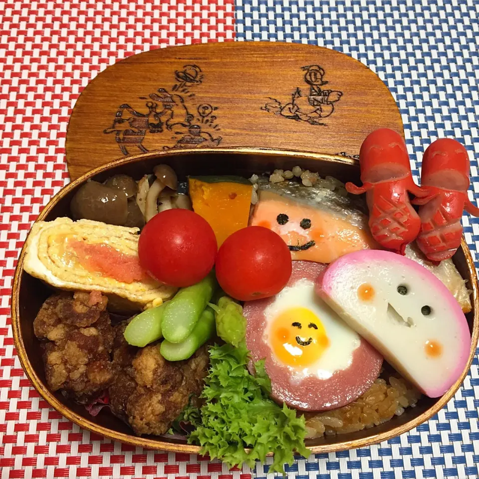 Snapdishの料理写真:2017年8月9日 オレ弁当♪|クッキングおやぢさん