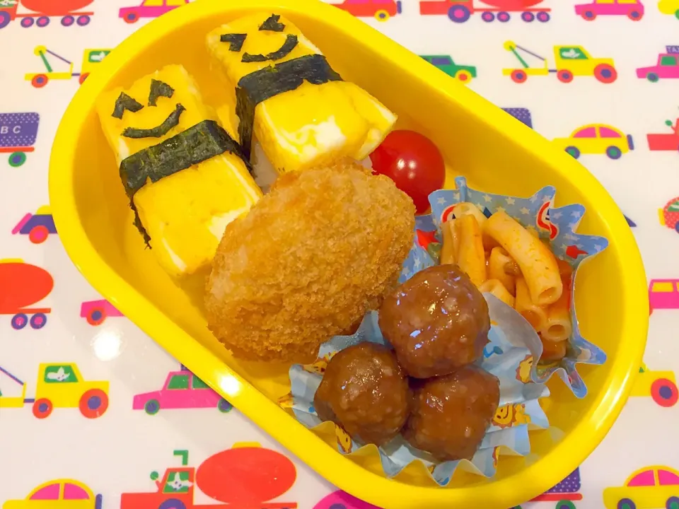 Snapdishの料理写真:8月♡チビ太のお弁当|やまさん