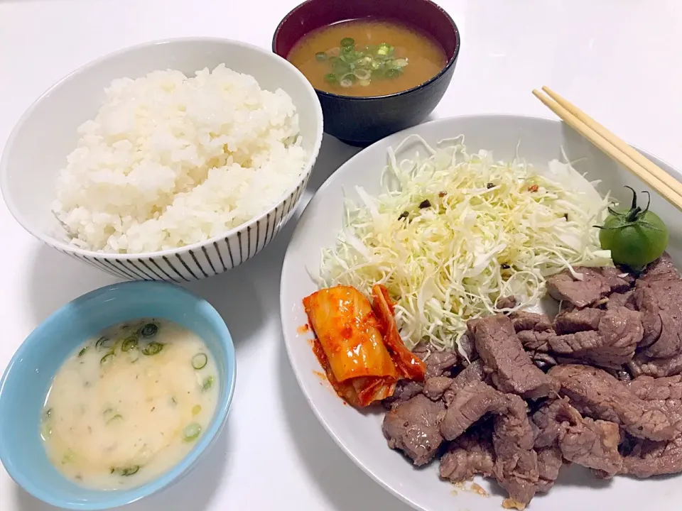 晩飯 焼き肉定食♬|Shinichi Kawagoeさん