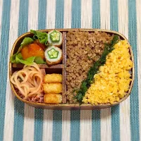 Snapdishの料理写真:👱旦那さま弁当|りーりさん