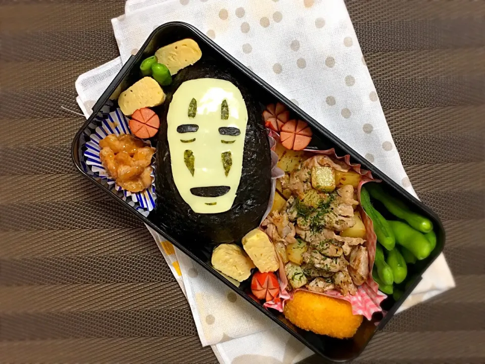 千と千尋 カオナシ弁当|あきとんとんさん