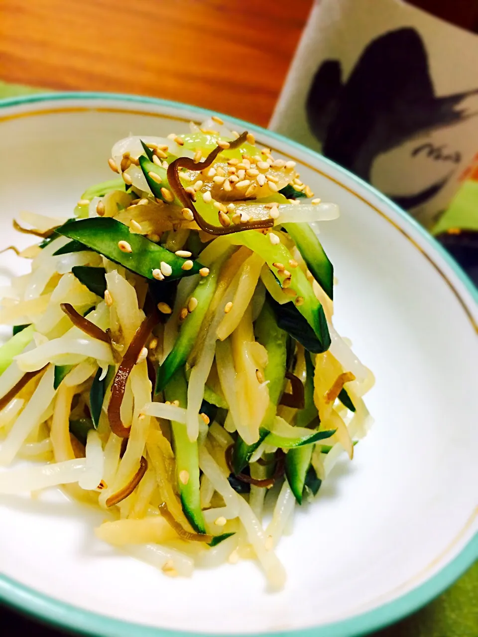 Snapdishの料理写真:咲きちゃんさんの料理 さっぱり✨新生姜酢漬けともやしのおつまみ#火を使わない料理|Norikoさん