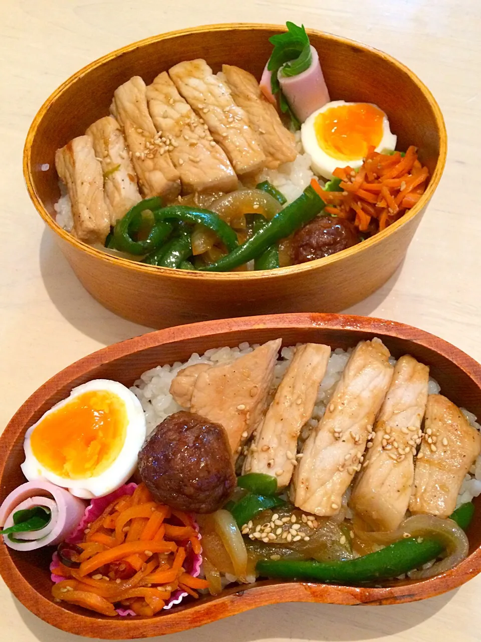 今日の男子弁当 2017/08/11
トンテキだよぉ〜😆👍|Booパパさん