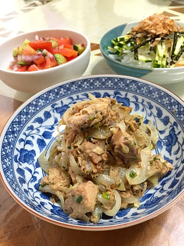 はっぷんさんの料理 鯖缶ネギマヨ焼き|なちこさん