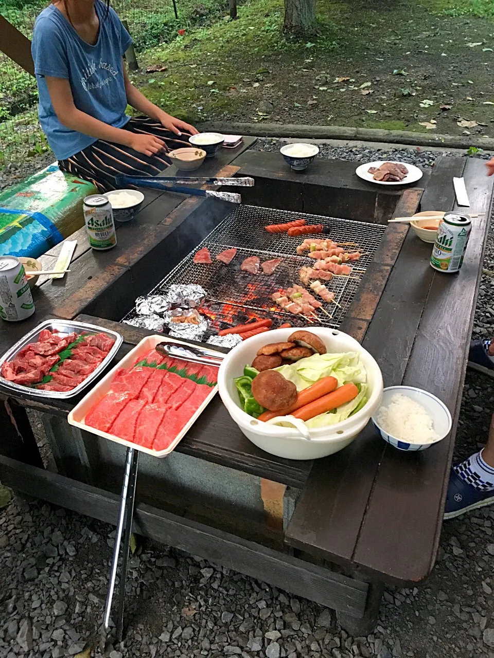 貸し別荘にてバーベキュー*\(^o^)/*|ライムさん