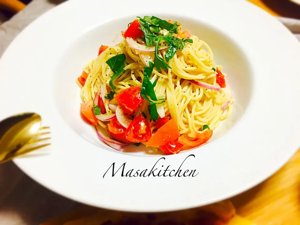 Tomatoes&perilla cold pasta|Masakiさん