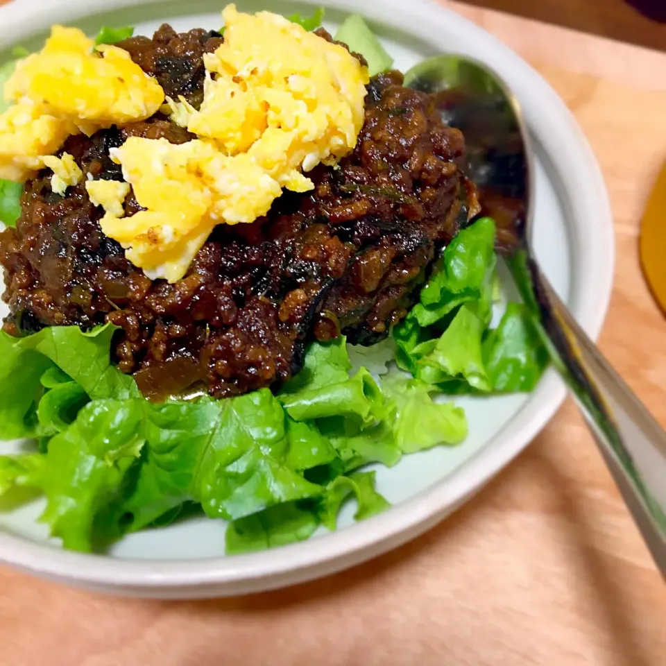 ドライカレー🍛ふわふわ卵乗せ|じゅんこさん