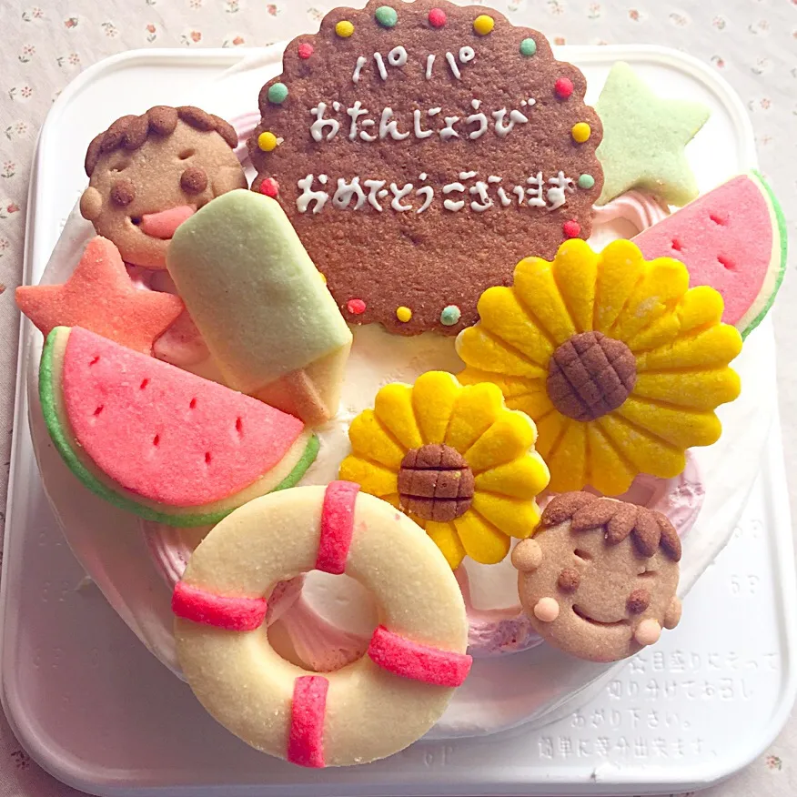 夏をつめこんで🌻
#お誕生日ケーキ#バースデーケーキ#デコレーションケーキ#ケーキ#クッキー#夏#summer #アレルギー#アレルギー対応#アレルギー対応ケーキ#卵乳製品不使用 #卵不使用#乳製品不使用#卵アレルギー #乳製品アレルギー|サント*シャペルさん