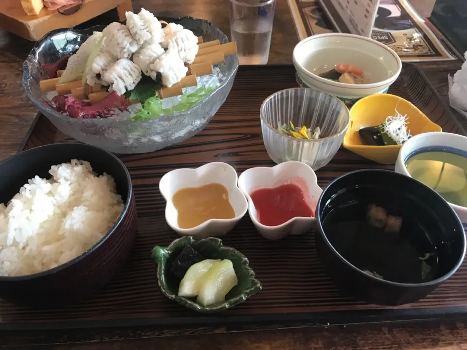 ハモ湯引き定食|堀河 史麿さん