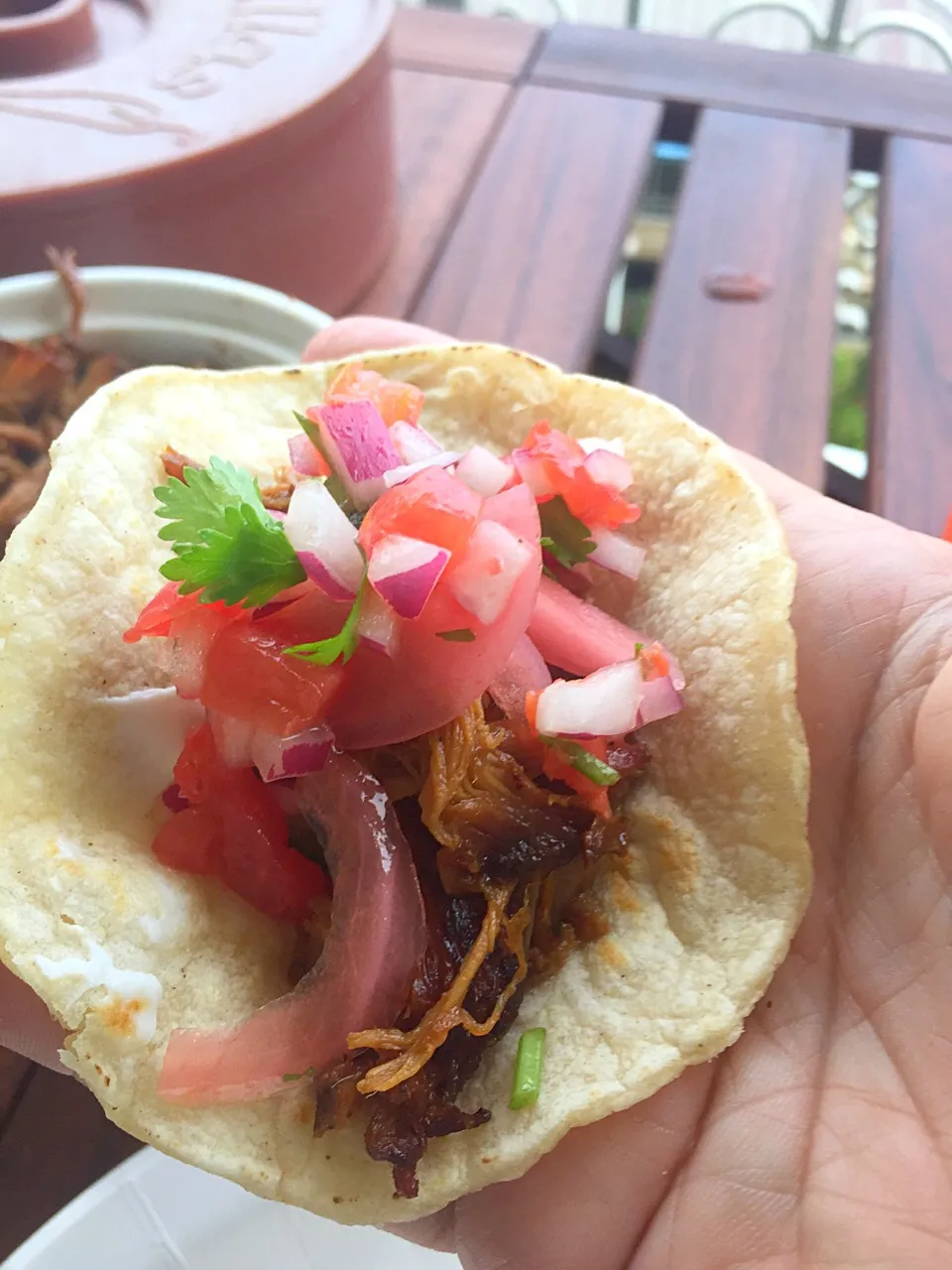 Snapdishの料理写真:Pork Carnitas taco|Chris Shannonさん