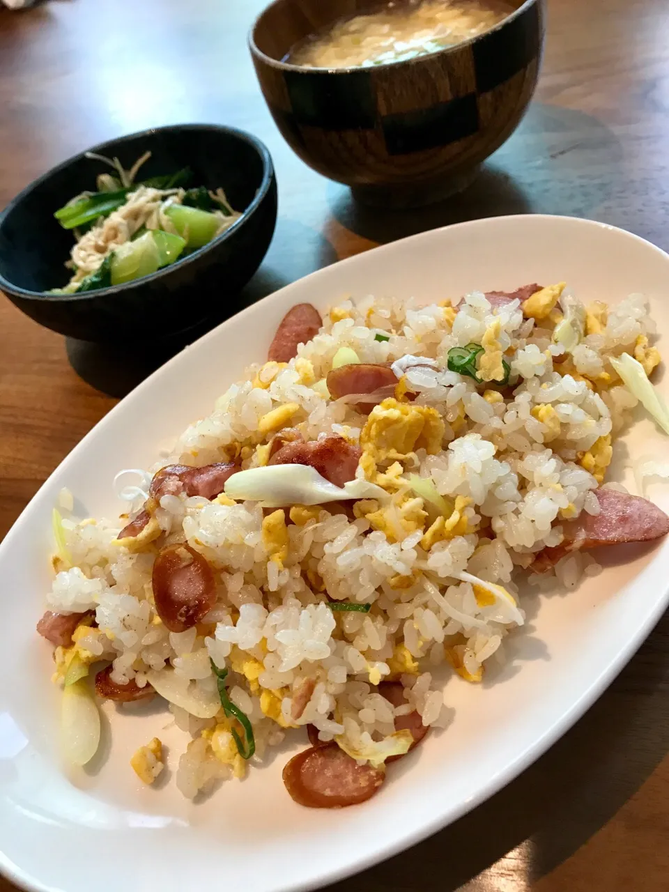 Snapdishの料理写真:✨漢のネギ炒飯✨|中さんさん