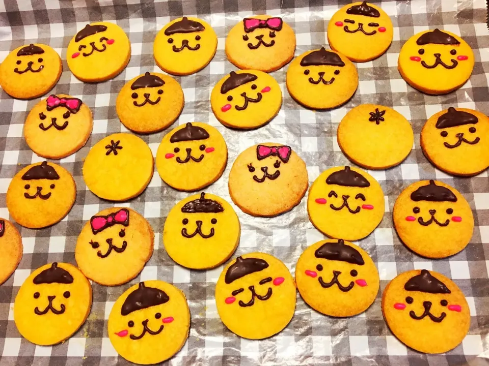 ポムポムプリン&マカロン🍪
.
#キャラクッキー#デコクッキー#ポムポムプリン#マカロン#チョコペンアート|shokoさん