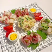 ある物で盛り付けただけですが、綺麗に見えましたー  😅|kozzuさん