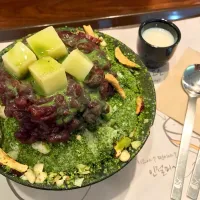 Snapdishの料理写真:Green tea bingsoo|Miss Foodieさん