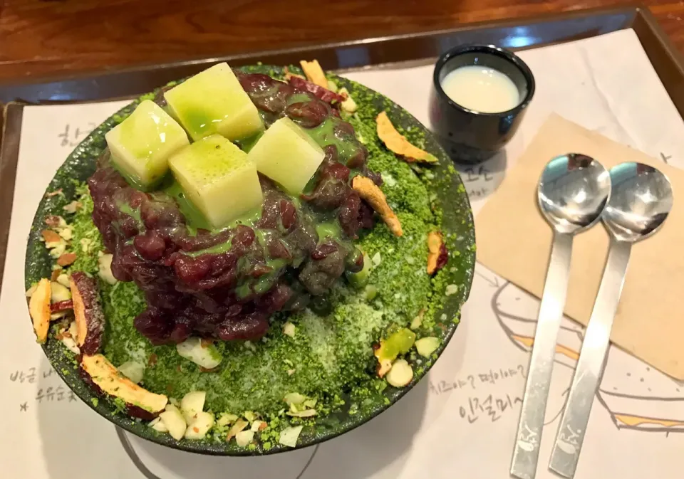 Green tea bingsoo|Miss Foodieさん