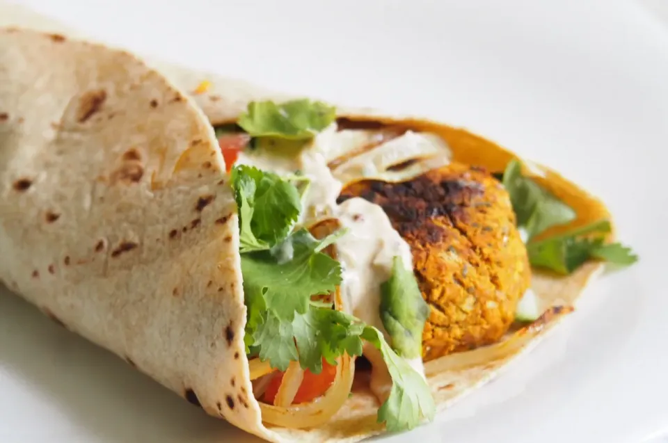 Baked Falafel Wrap|Misstyさん