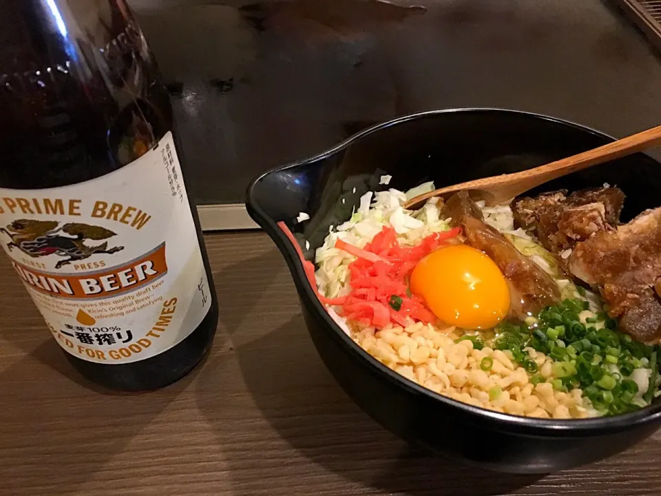 牛すじお好み焼きと🍺|フージさん