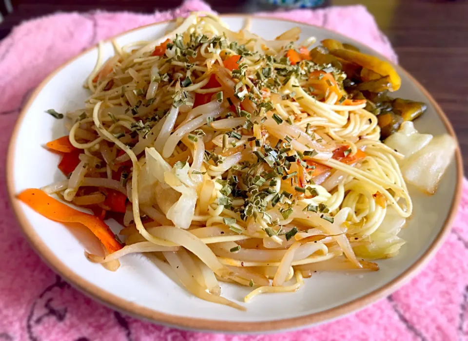 くまもんのアベックラーメンで
焼きそば♪|こぢえさん