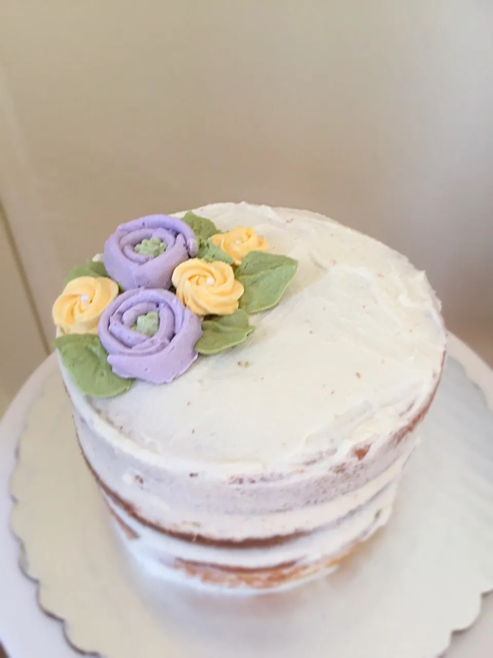 Elderflower cake with Korean butter cream|bentome123さん