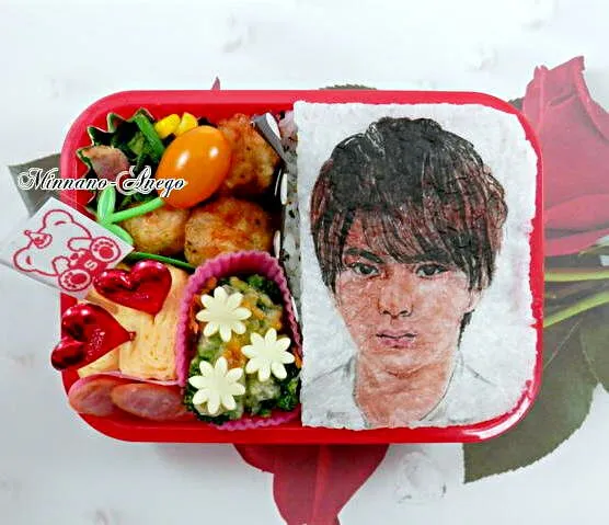 Sexy Zone『佐藤勝利』弁当

 #オブラートアート
 #似顔絵弁当|みんなのあねごさん