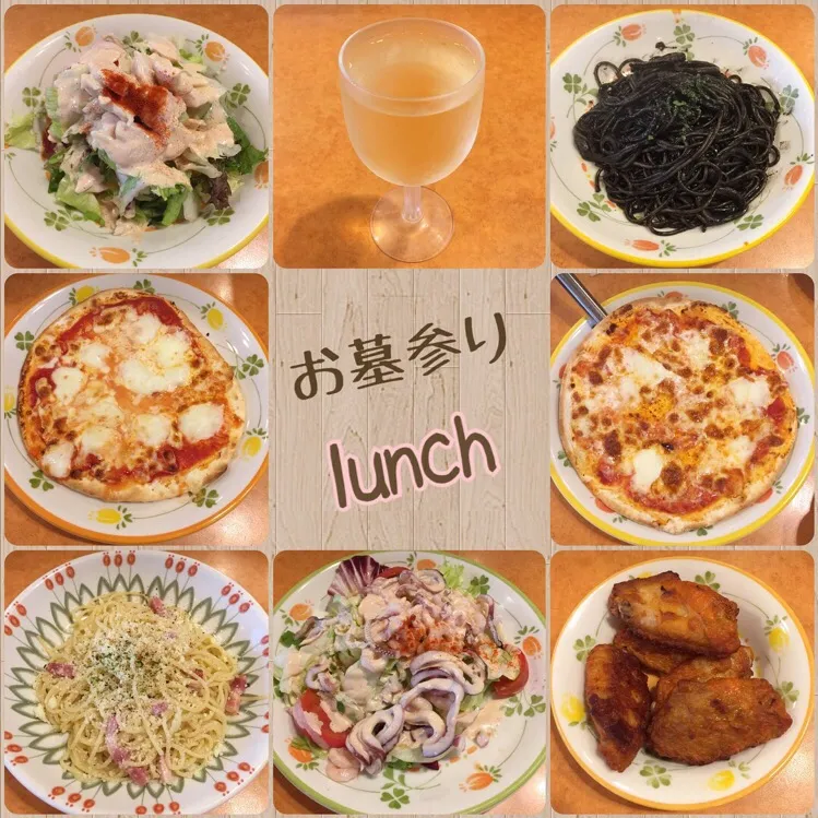 8/14❤︎お墓参りへ❤︎
お盆でたくさんの方がいました。お昼はサイゼリアでlunch☘️|Makinsさん