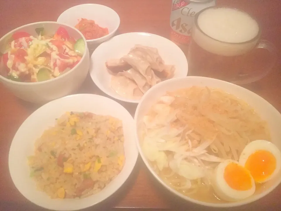 味噌ラーメン＊炒飯＊餃子(^^)|basilさん