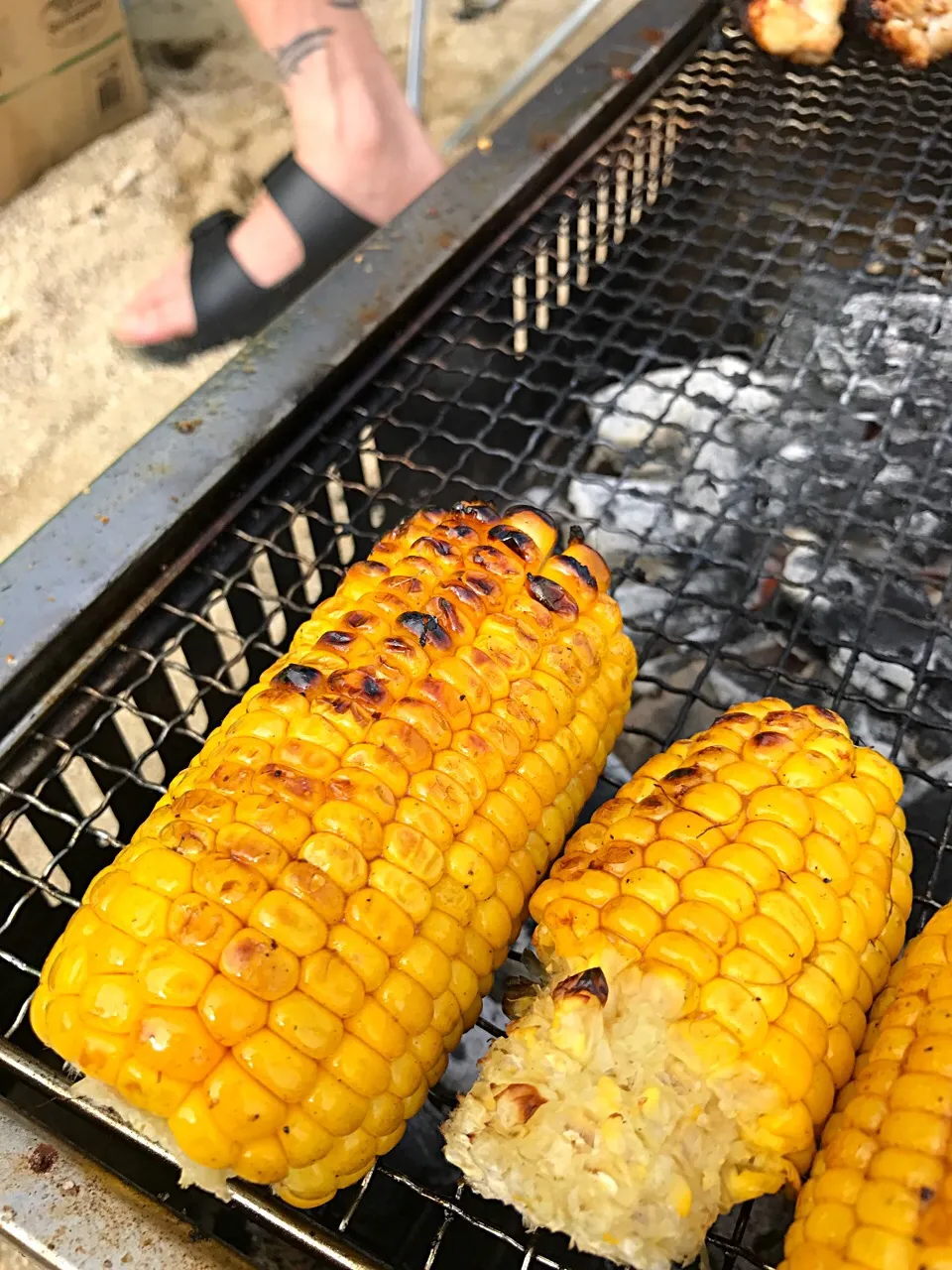 BBQに子供が大好きな焼きとうもろこし|Sachiyo Tanakaさん